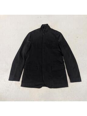 Dirk Bikkembergs Black Zip-Up Blazer Jacket Made in Italy